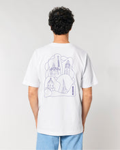 Charger l'image dans la galerie, T-Shirt sérigraphié bleu Maison Caffarelli x TBS Education